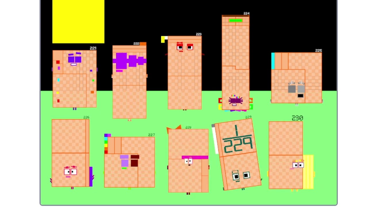 Numberblocks band retro 221-230(CrazyDancesVersion) - YouTube