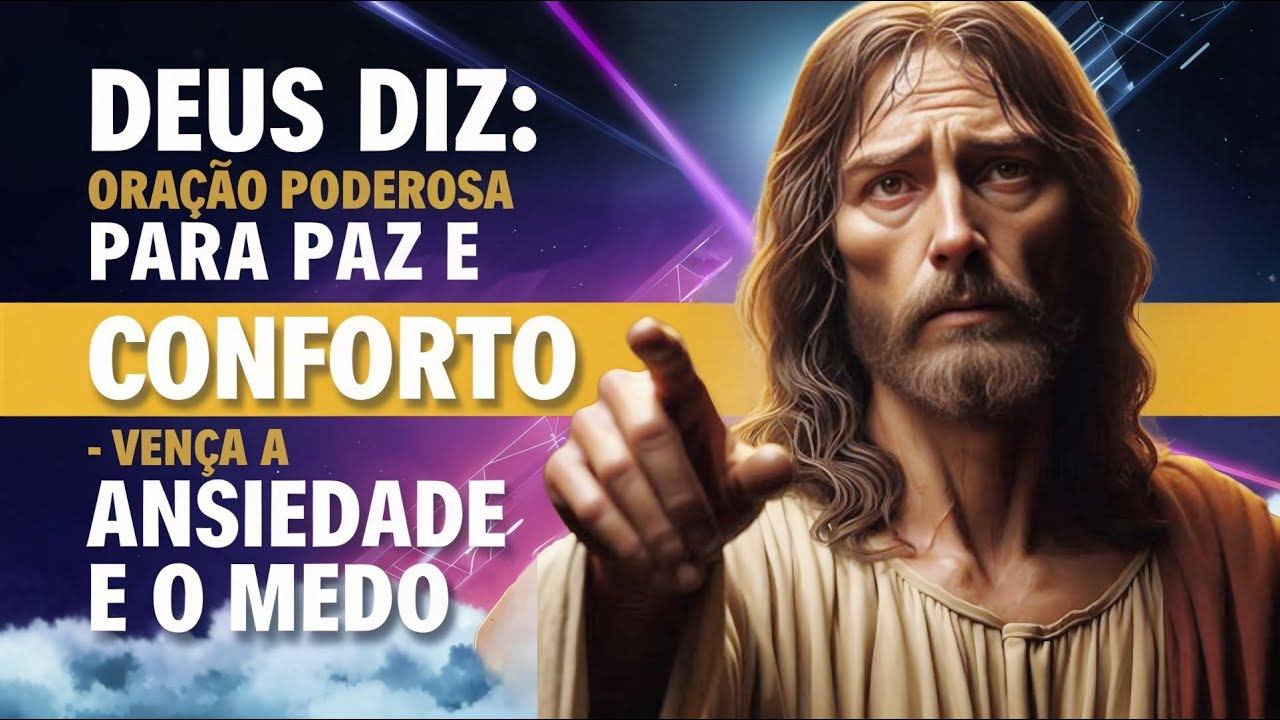 Deus DIZ: Oração PODEROSA para Paz e Conforto - Vença a ANSIEDADE e o ...