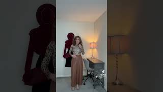 Leopard Mock Turtleneck With Brown Crop Faux Leather Pants D Heels D Ringearrings