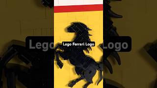 I built the Ferrari logo with Lego!
