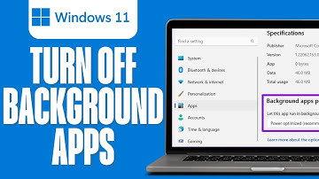 How to Turn off Background Apps in Windows 11 (2024)