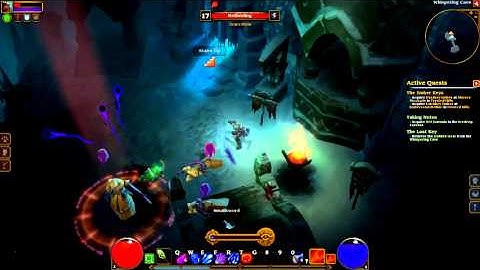 Torchlight II Playthrough - ACT I - Part 14 Whispering cave