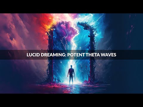 Lucid Dreaming Sleep Music With Potent Theta Waves Binaural Beats 10 Hours Black Screen