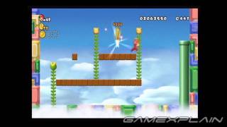 New Super Mario Bros. Wii Level 2-4 Star Coins screenshot 1