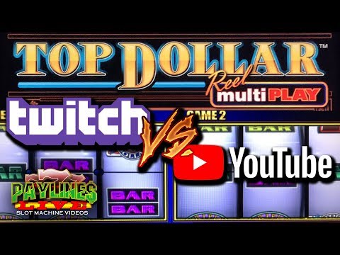 🔴 LIVE FROM THE SLOT MUSEUM  ★ TOP DOLLAR ★ TWITCH vs YOUTUBE!