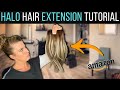Halo Hair Extension Tutorial | I Tried Halo Hair Extensions From Amazon!