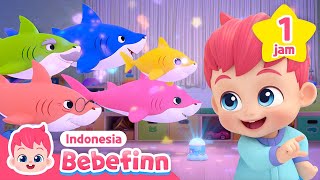 Bebefinn Baby Shark Dance 1 JAM | Bayi Hiu | Lagu Anak | Bebefinn Bahasa Indonesia