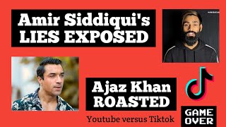 Amir Siddiqui LEAKED AUDIO | Ajaz Khan ROAST | Youtube vs Tiktok | TikTok vs Youtube |