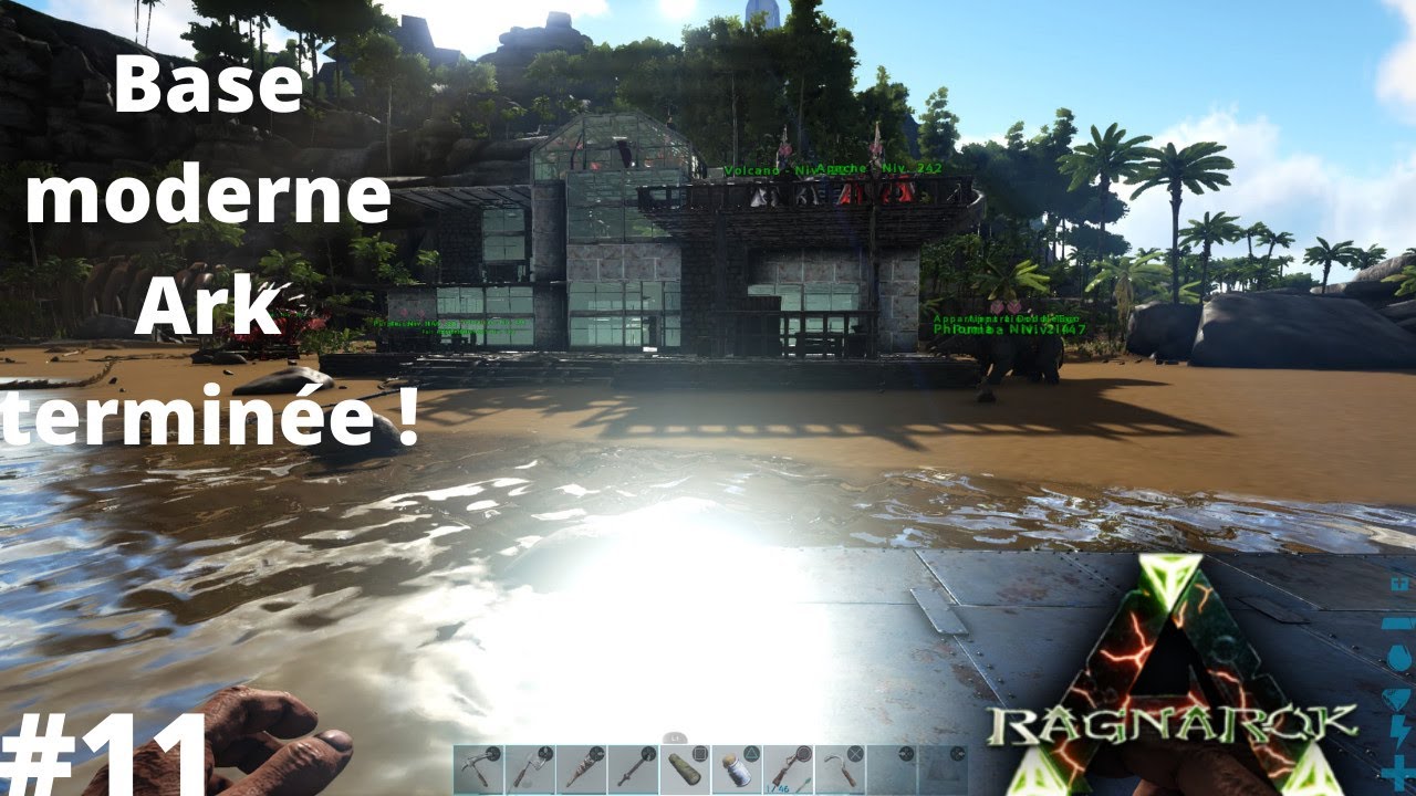 Ark Coop Ragnarok #11 / Base moderne Ark terminée ! - YouTube