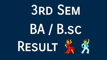 Third Sem Result | Calicut University