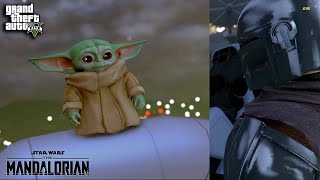 Gta 5 Grogu & Mandalorian Vs Stormtrooper Army Gta 5 Mods