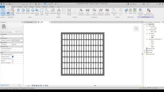 Data Center False Floor Grille Revit Family Creation.