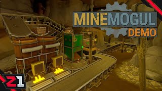 I Built A FACTORY In A MINESHAFT ! Mine Mogul FREE Demo