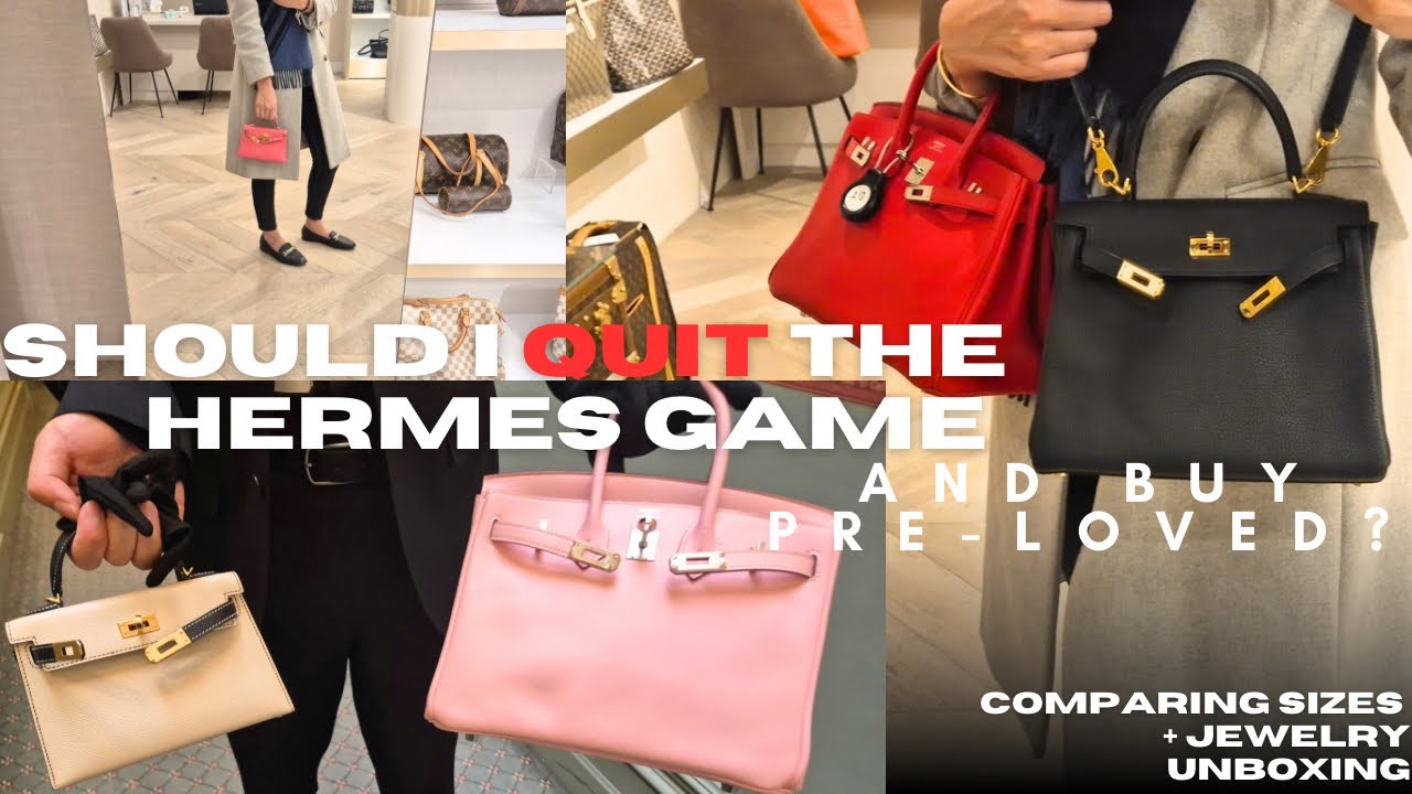 Стоит ли покупать старую сумку Hermes? Сравнение мини-сумок Kelly Birkin 25 B30 и Sellier Kelly 2...