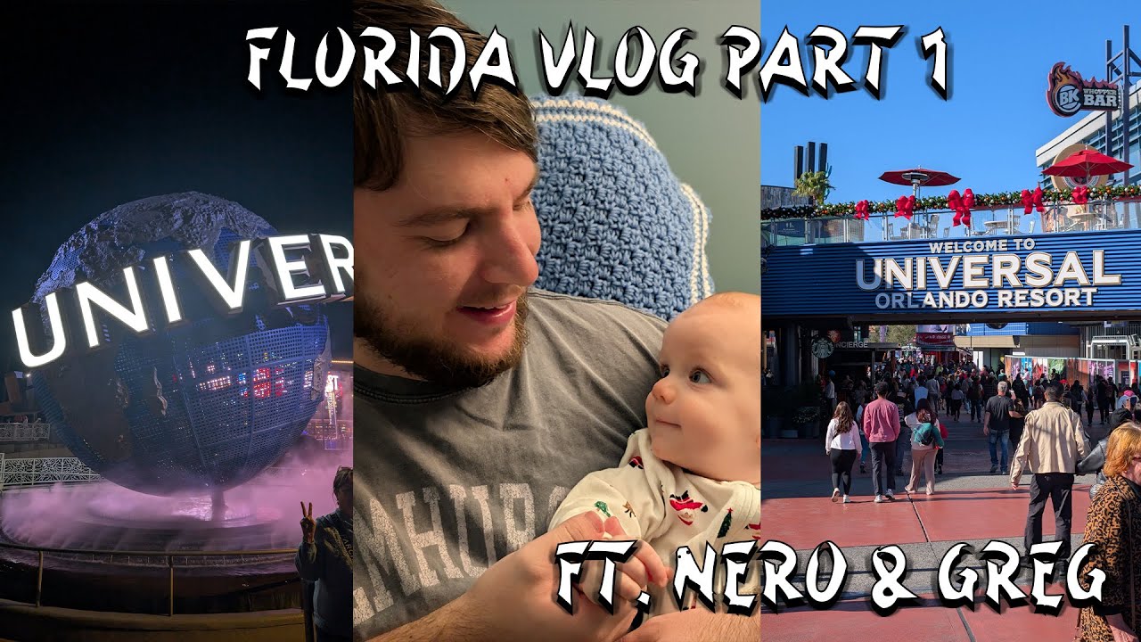 Vlog. Epic Time At Universal Studios Aquarium Christmas Parade & More F. Nero &  @ToukasFriends