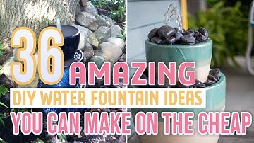 36 Amazing DIY Water Fountain Ideas You Can Make On The Cheap