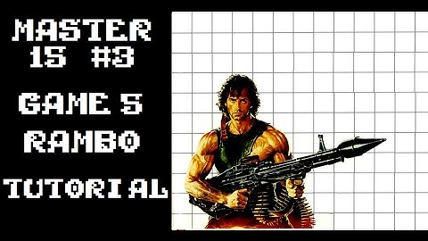Sega Master 15 #3 Tutorials: Game 5 Rambo/Secret Command(o)/Ashura with commentary