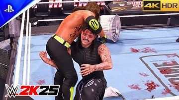WWE 2K25 - Aj Styles vs. Dominik Mysterio | No Holds Barred Match SummerSlam | PS5™ Pro [4K HDR]