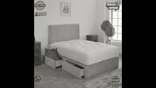 Brand New Small Double Bed With Mattress & 2X Drawers Only 200