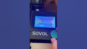 SD Card PLA to PETG Lizard on the fly Conversion Sovol SV06 3d printer