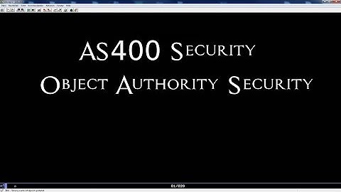 AS400 Security - Object Authority Security