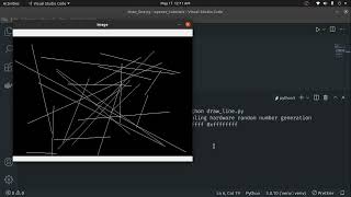 Draw lines on an image using OpenCV - Python