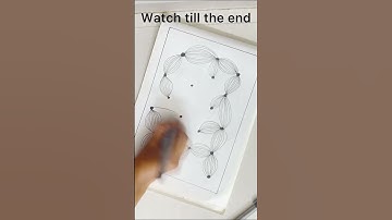 ✍🏼Relaxing😌Zentangle Pattern art TIMELAPSE ⏲️ #zentangle #artoftheday #trending #shorts