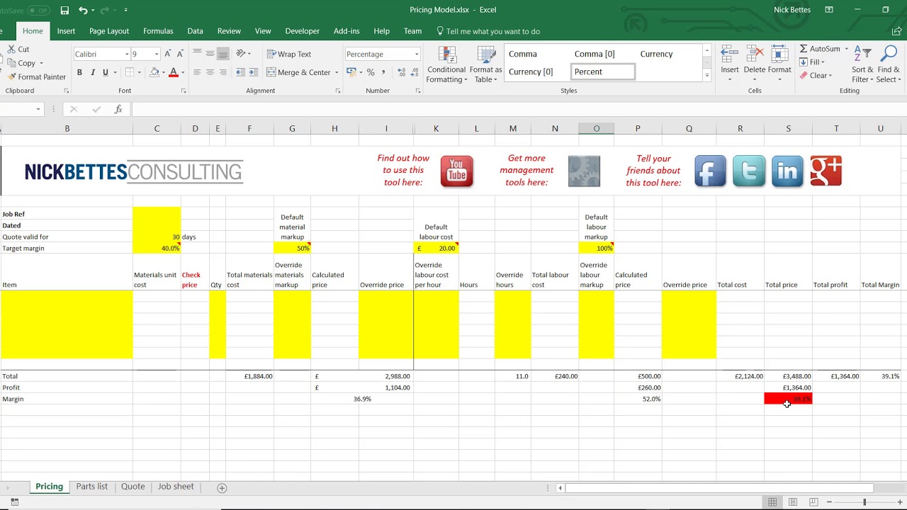 Pricing Model - YouTube