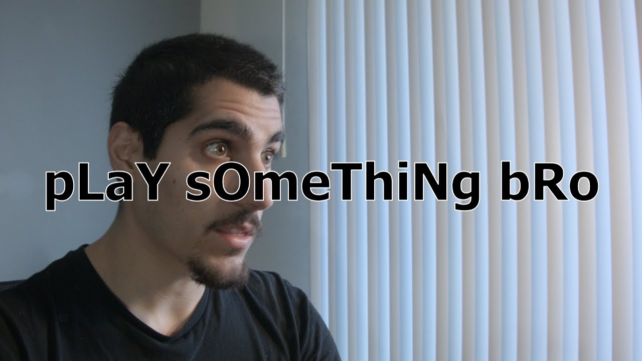 when you suck at guitar but someone keeps asking you to play something