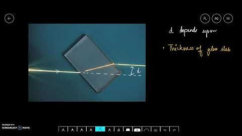 Class XII Ray Optics- Refraction through glass slab & Principle of Reversibility  (Part 5)