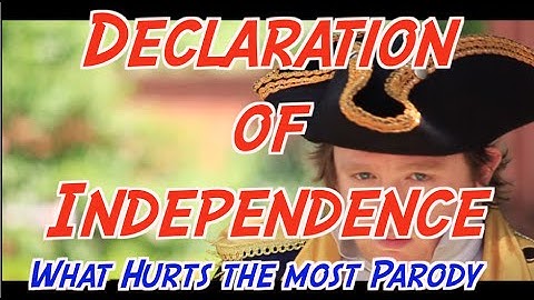 Declaration of Independence Song (What Hurts the Most Parody)