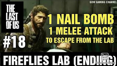 STRATEGY #3 ESCAPE FROM LAB EASILY, THE LAST OF US REMASTERED [GROUNDED MODE]