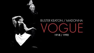 Buster Keaton, Roscoe Arbuckle and Madonna - Vogue