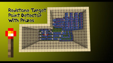 Minecraft Redstone Archery Target (With point detection and prizes)