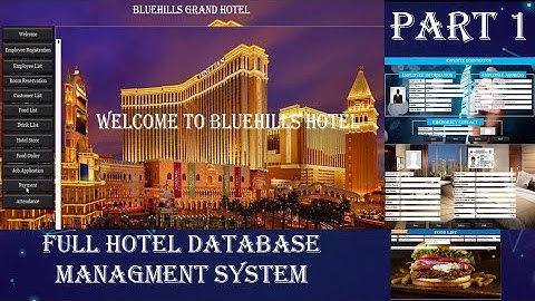 Hotel Database Management System Using MS ACCESS Part 1