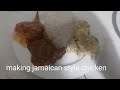 MAKING JAMAICAN STYLE FRICASSEE CHICKEN WITH POTATO SALAD// LIFE WITH KAHEEM