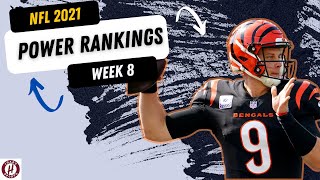 NFL Week 8 - Power Rankings (2021)