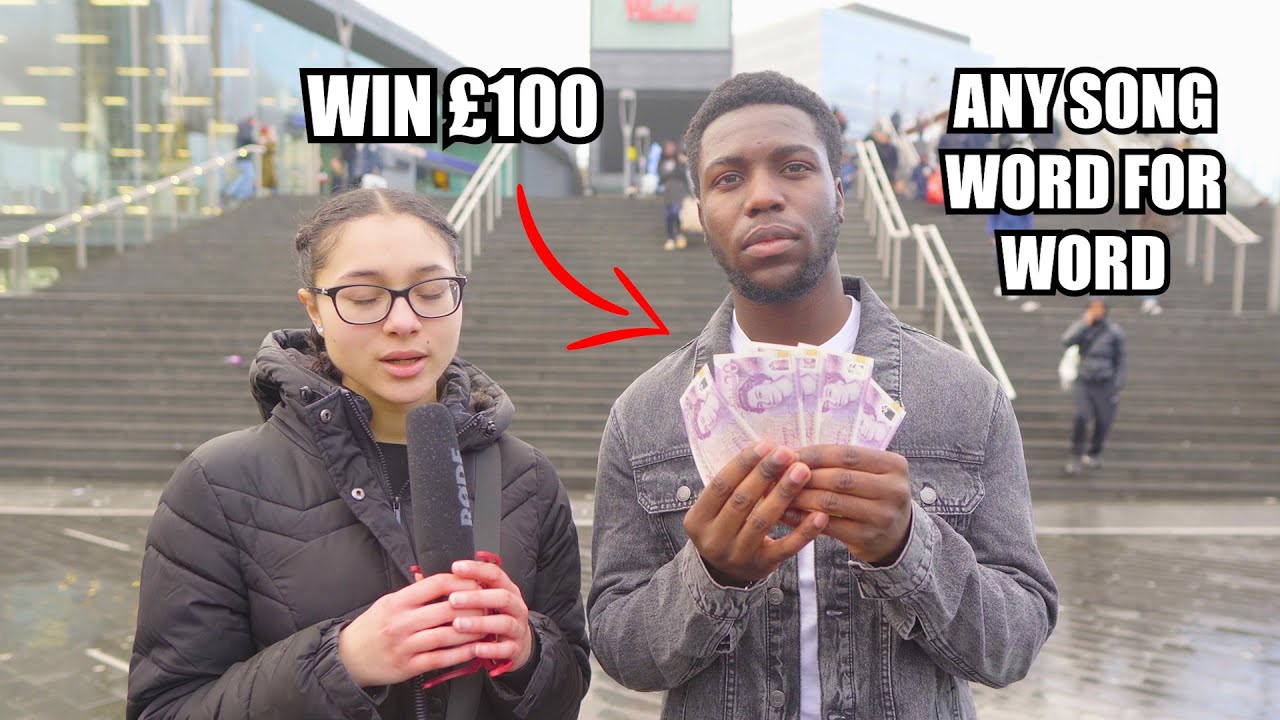 Sing Any Song Word For Word To Win £100 - Part 6