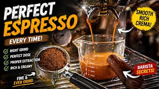 How to Make PERFECT Espresso Every Time ☕