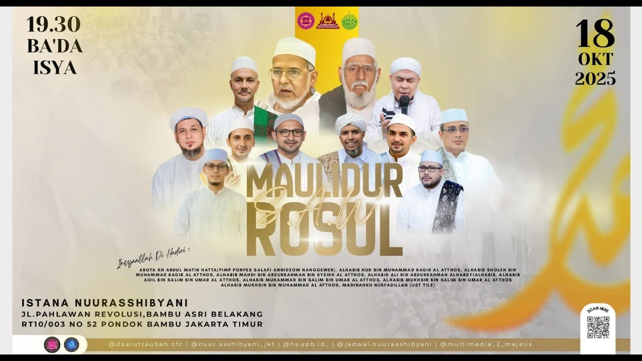 PERINGATAN MAULID NABI MUHAMMAD SAW NUURASSHIBYANI 2025