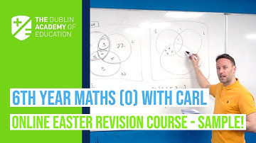 6th Year Maths (O) with Carl - A Sample of our Online Easter Revision Courses