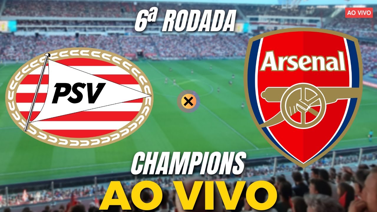 Arsenal x PSV: onde assistir ao vivo, horário e mais do jogo pela