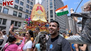 When NYC Streets Gets Blocked for Indian Festival! #RathYatra #iskcon