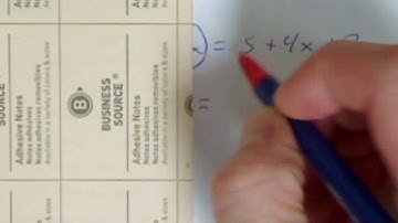 Combining Like Terms - Quick Example