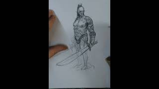 Drawing Orc timelapse