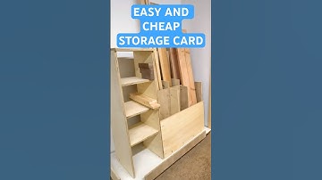 Lumber Storage Cart for Workshop