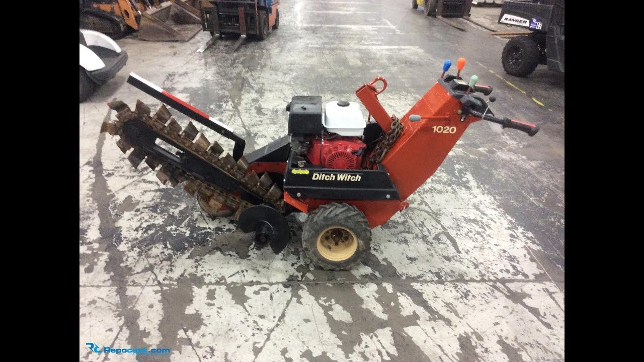 Ditch Witch 1020 For Sale Online Auction YouTube