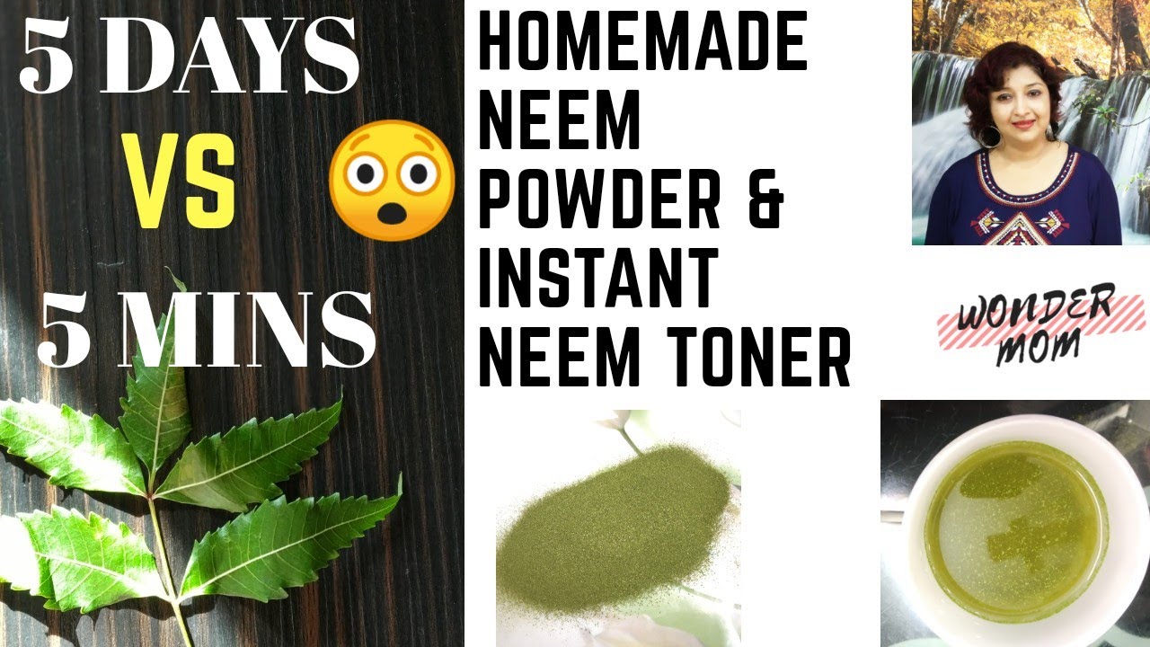 Neem Powder Ghar Par Kaise Banaye Instant Neem powder Instant Neem
