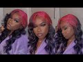 HOW TO: PINK COLORED ROOTS On A Closure + Install *Detailed*