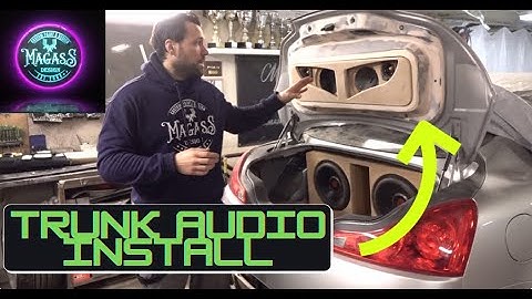 How to build a Fiberglass Subwoofer Trunk Lid Audio [Infiniti G37 Car Audio System part 2]